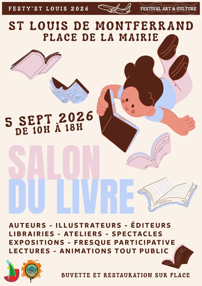 Illustration de l'événement : Salon du livre de Saint-Louis-de-Montferrand