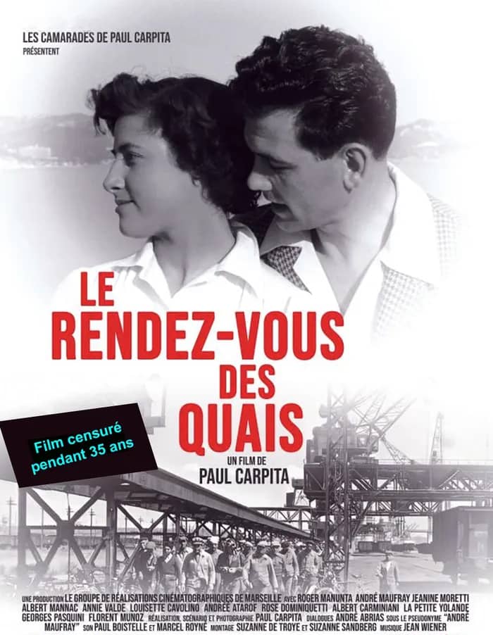 Illustration de l'événement : Cinédébat "Le rendez-vous des quais" de Paul Carpita dans le le cadre du festival de films pour la Paix