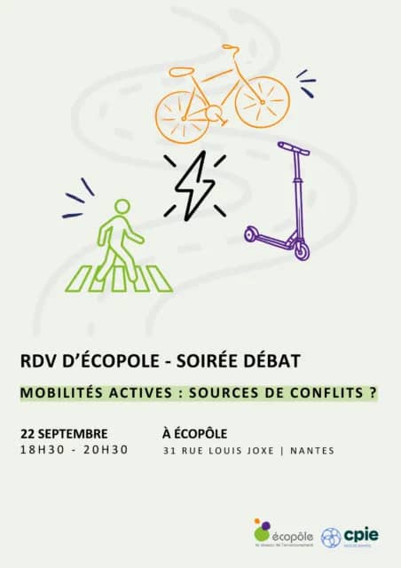 Illustration de l'événement : Soirée-débat – Mobilités actives : sources de conflits ?