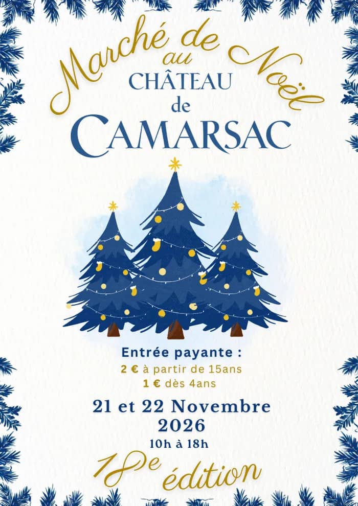 Illustration de l'événement : 18ème Marché de Noël du Château de Camarsac