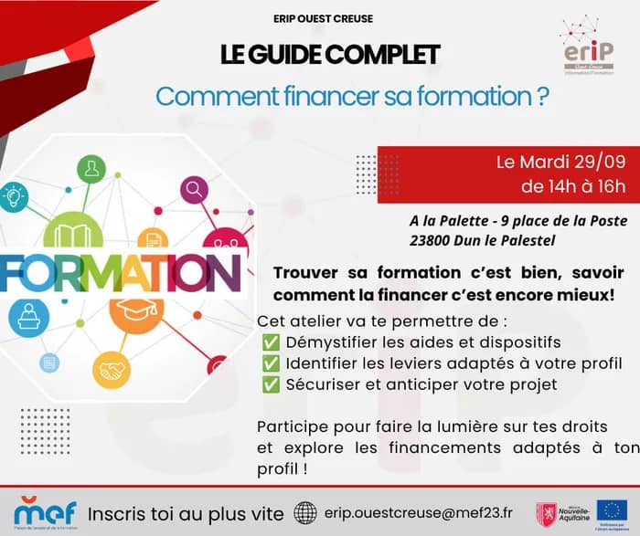 Illustration de l'événement : Le guide complet : comment financer ma formation?