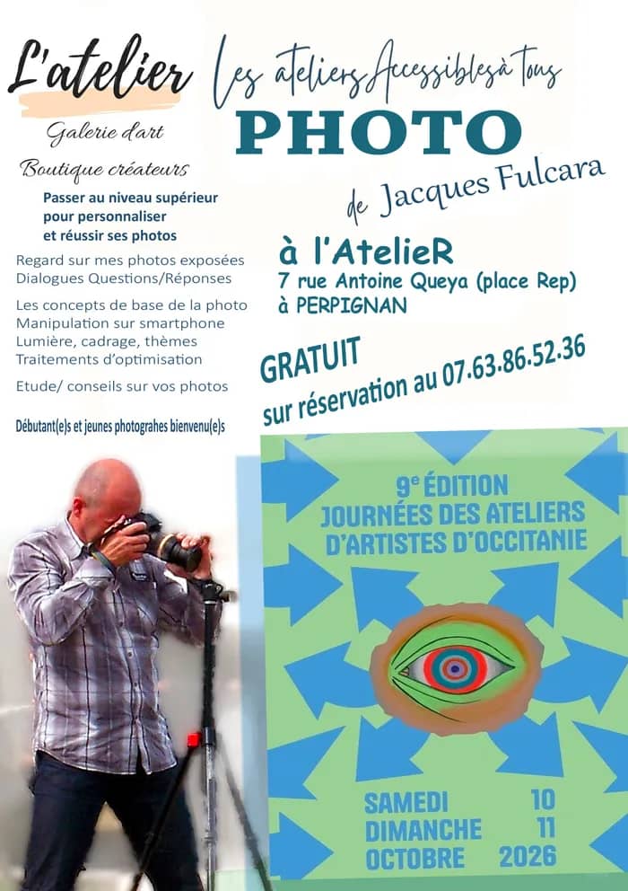 Illustration de l'événement : Atelier Photo Gratuit