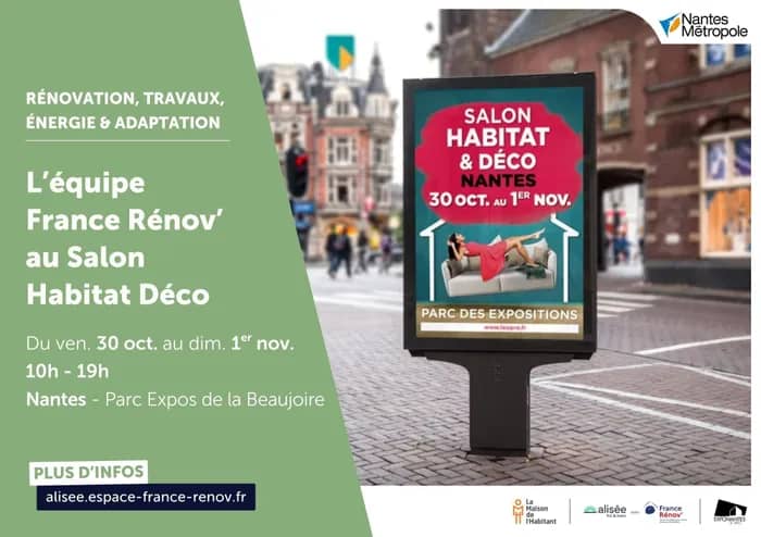 Illustration de l'événement : L'équipe France Rénov' au salon Habitat Déco