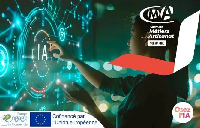 Illustration de l'événement : Atelier découverte : Intelligence Artificielle pour les petites entreprises à la CMA Normandie à Evreux (27)