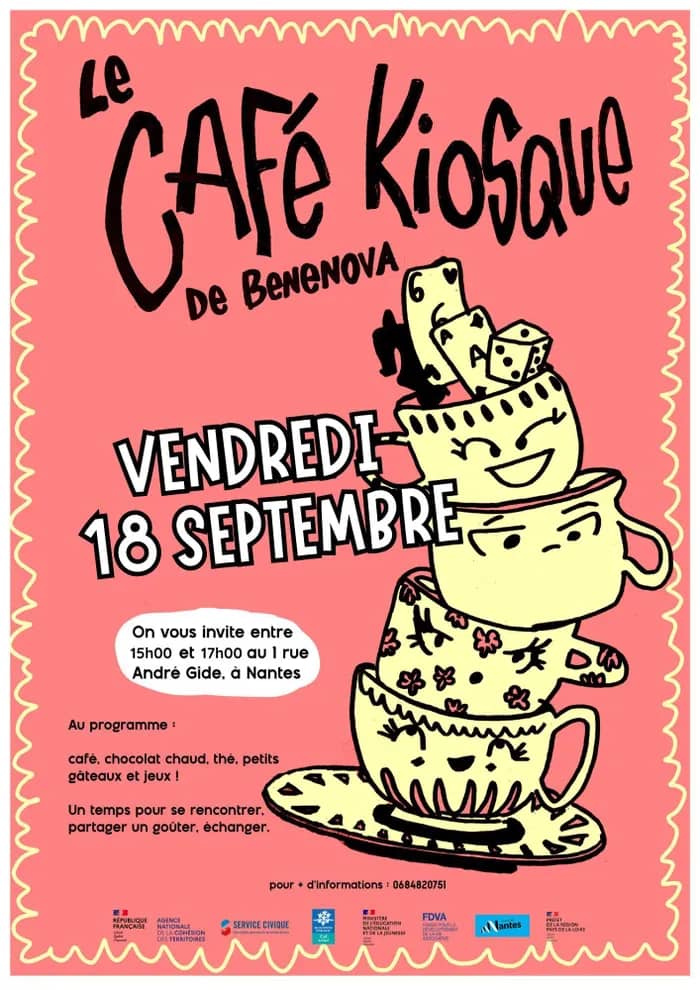 Illustration de l'événement : le Café Kiosque de Benenova
