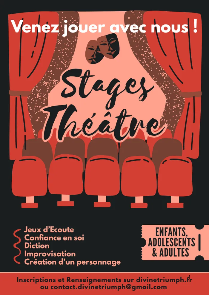 Illustration de l'événement : Stage Théâtre enfants 7-11 ans