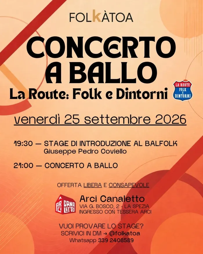 Illustration de l'événement : La Route folk e dintorni