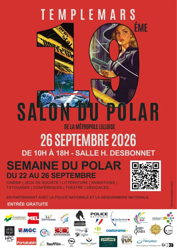 Illustration de l'événement : salon du polar de Templemars