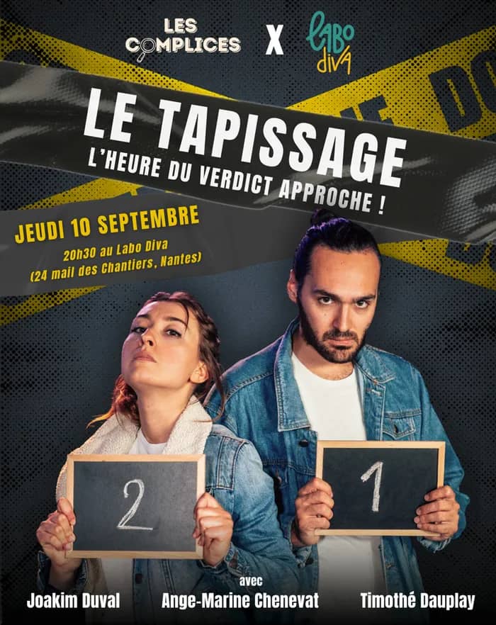 Illustration de l'événement : Le Tapissage | Les Complices Impro