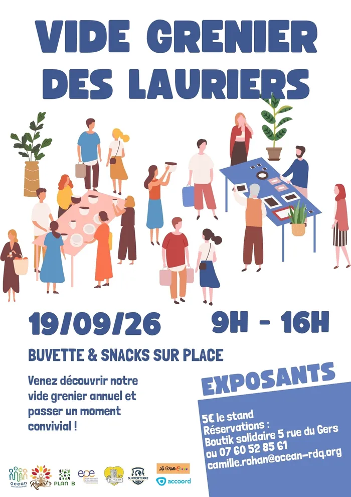 Illustration de l'événement : Vide-greniers des Lauriers