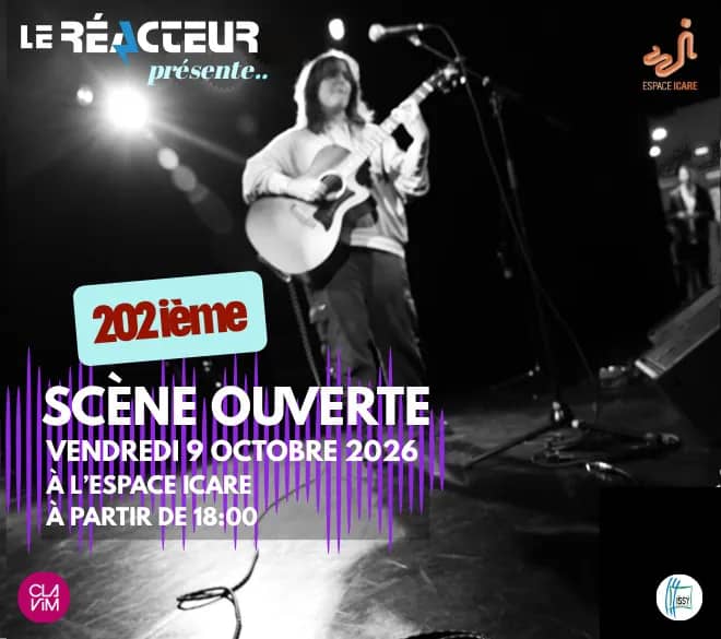 Illustration de l'événement : 202 ième scène ouverte du RÉACTEUR - Festival des Voix et des Langues