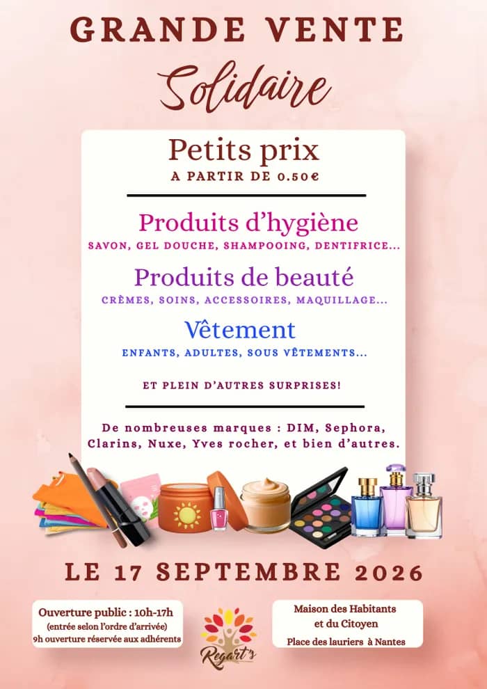 Illustration de l'événement : Vente solidaire