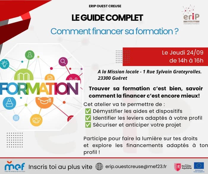 Illustration de l'événement : Le guide complet : comment financer ma formation?