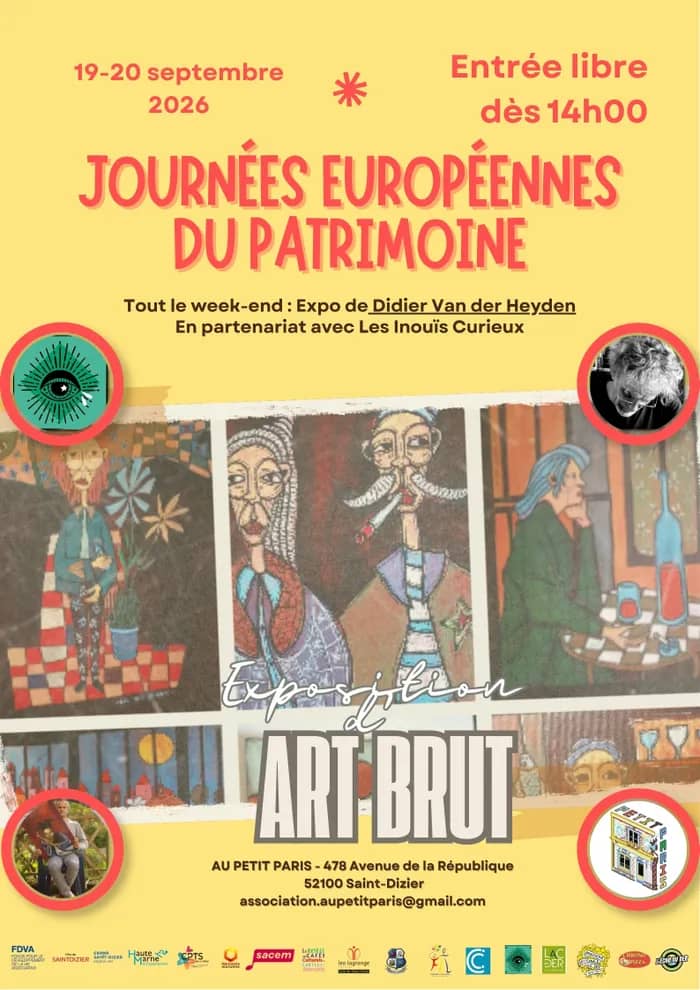 Illustration de l'événement : Exposition d’art brut de l'artiste Didier Van der Heyden