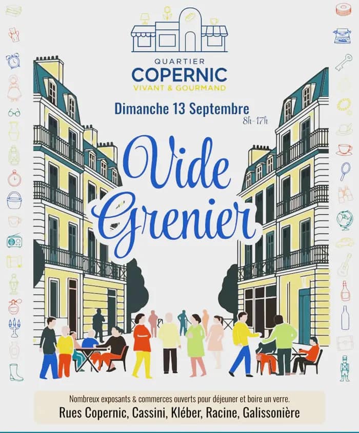 Illustration de l'événement : Vide-grenier du quartier Copernic