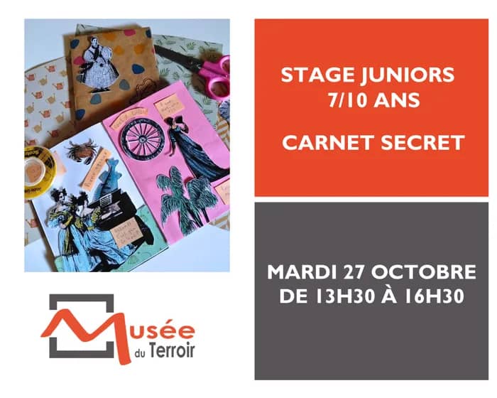 Illustration de l'événement : Stage Juniors 7/10 ans : Carnet Secret