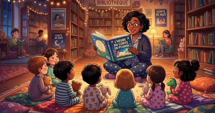 Illustration de l'événement : Lectures en pyjama