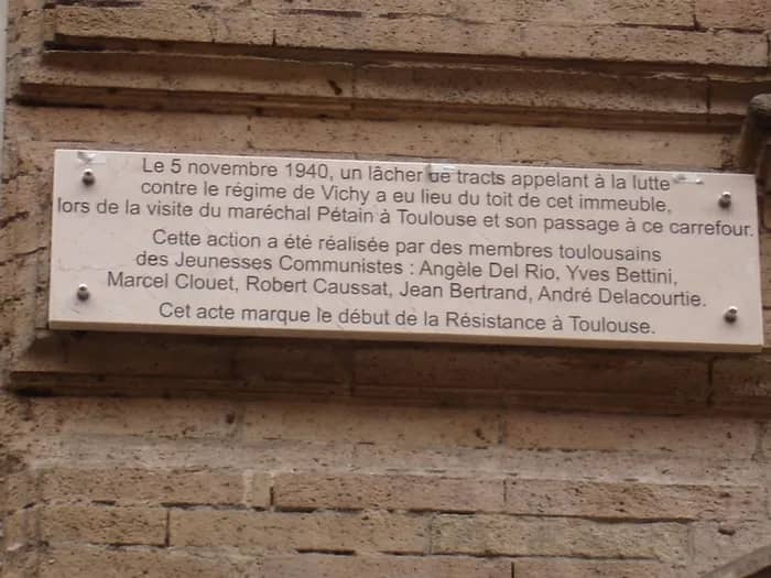 Illustration de l'événement : « 5 NOVEMBRE 1940 : LE PREMIER ACTE DE RÉSISTANCE À TOULOUSE » - conférence