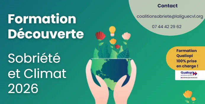 Illustration de l'événement : Formation découverte – Sobriété et Climat 2026
