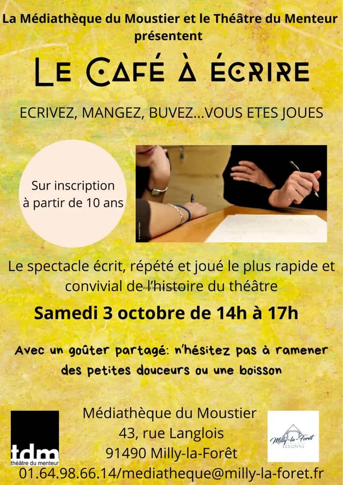 Illustration de l'événement : Café à Ecrire