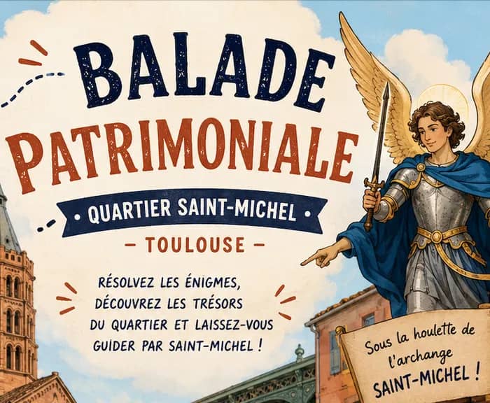 Illustration de l'événement : Jeu de piste patrimonial : à la découverte du quartier Saint-Michel