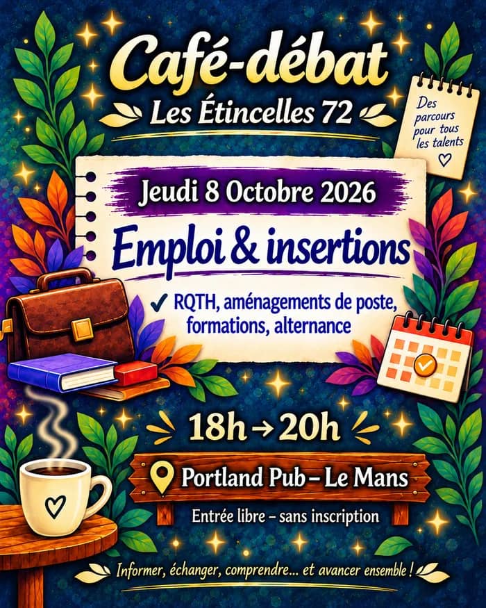 Illustration de l'événement : ☕ Café-débat : Emploi & insertions