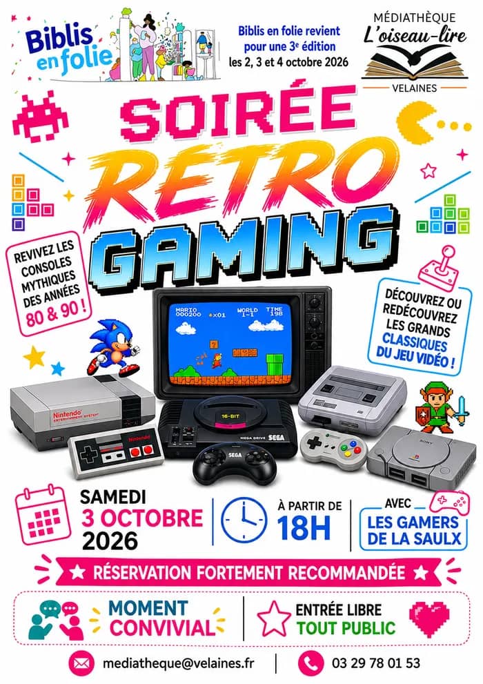 Illustration de l'événement : Soirée rétro gaming