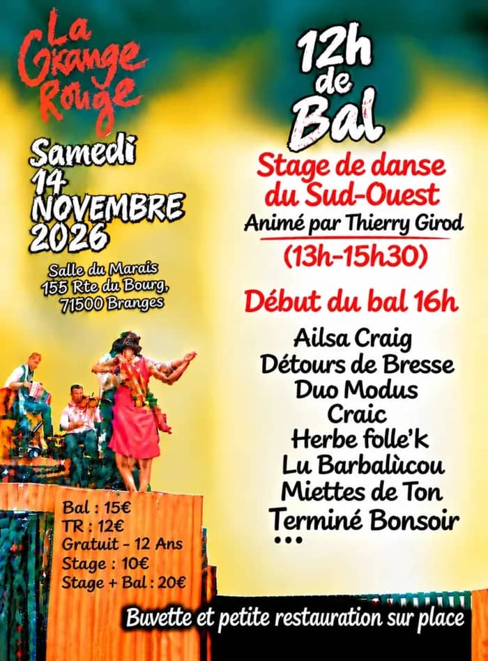 Illustration de l'événement : 12h de bal