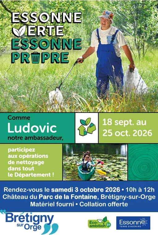 Illustration de l'événement : Ramassage Brétigny-sur-Orge (Parc de la Fontaine)