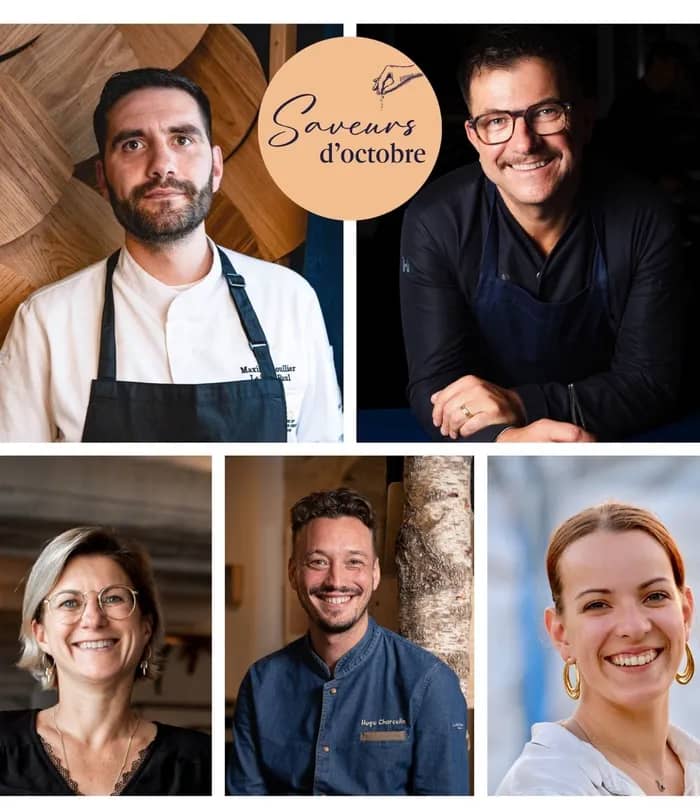 Illustration de l'événement : Dîner d'exception à 6 mains - Saveurs d'octobre