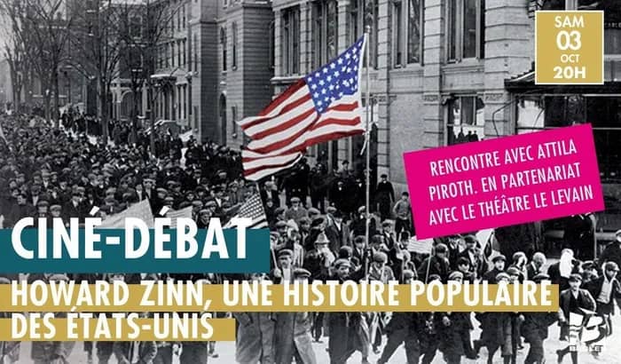 Illustration de l'événement : Howard Zinn, Une histoire populaire américaine, 1