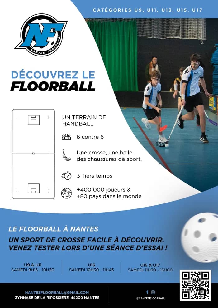 Illustration de l'événement : Floorball - Séance d'essais