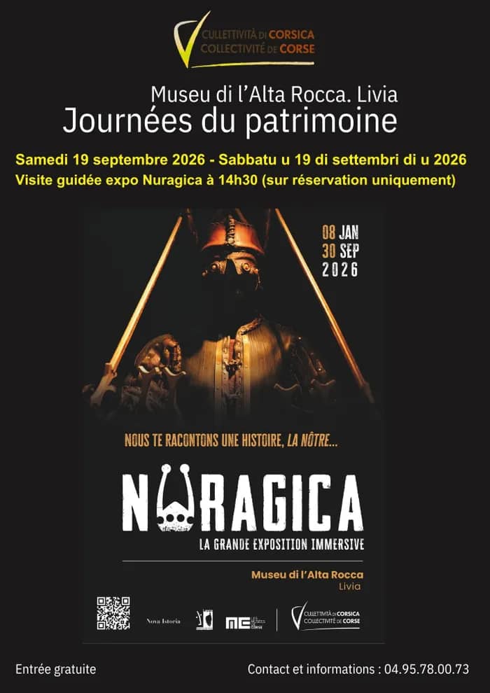 Illustration de l'événement : Visite guidée exposition immersive Nuragica
