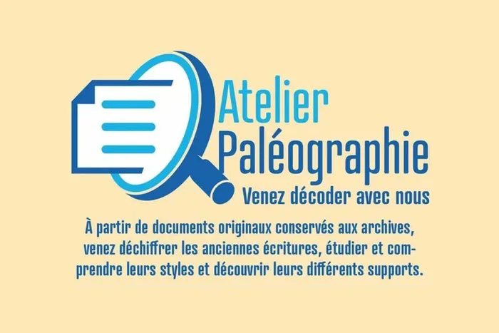 Illustration de l'événement : Ateliers Paléographie