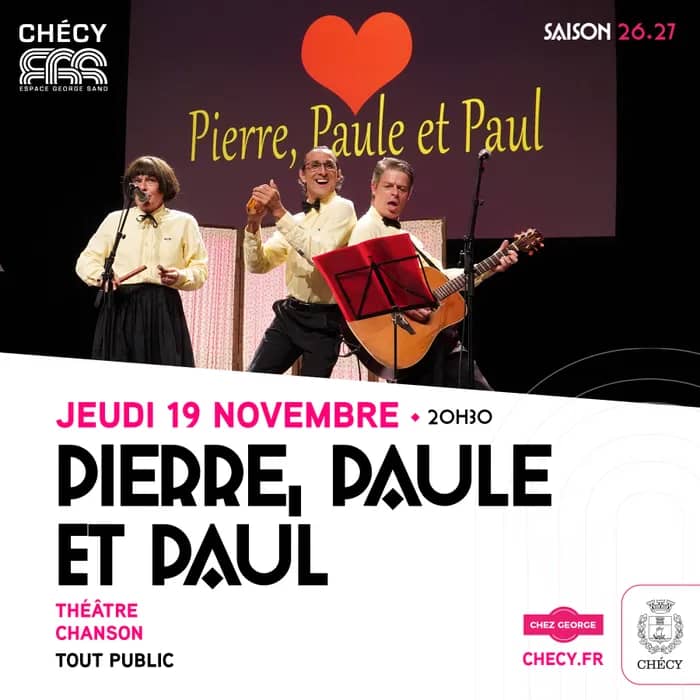 Illustration de l'événement : PIERRE, PAULE et PAUL - SAISON CULTURELLE 26/27
