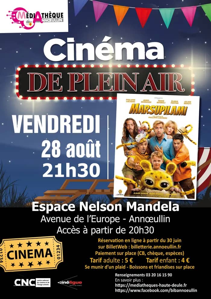 Illustration de l'événement : Cinéma en plein air
