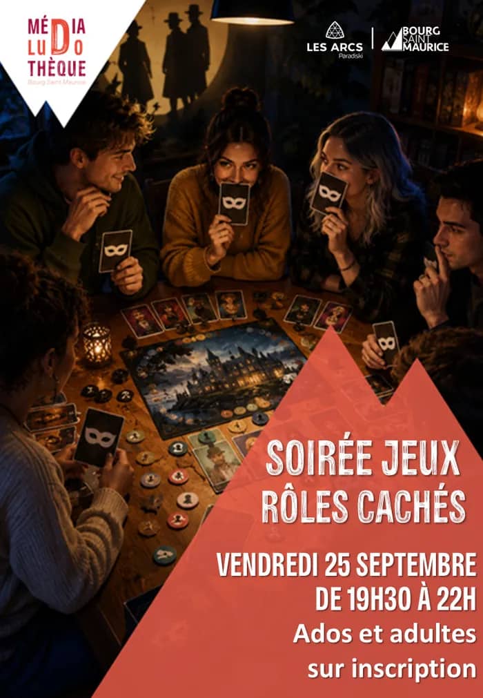 Illustration de l'événement : Soirée jeux : rôles cachés
