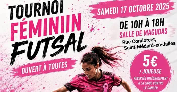 Illustration de l'événement : Tournoi futsal au profit d'Octobre rose