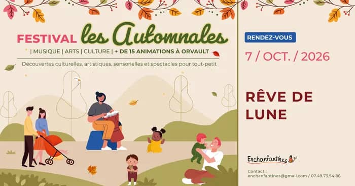Illustration de l'événement : Les Automnales d’Enchanfantines 2026 - Spectacle "Rêve de lune"