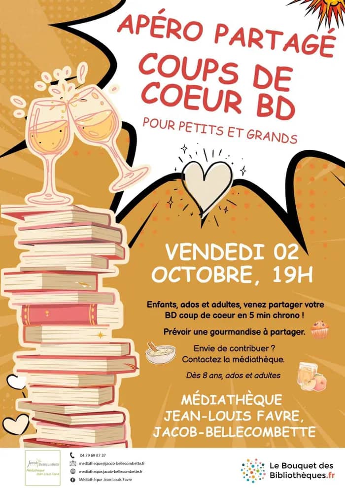 Illustration de l'événement : Apéro coups de cœur BD
