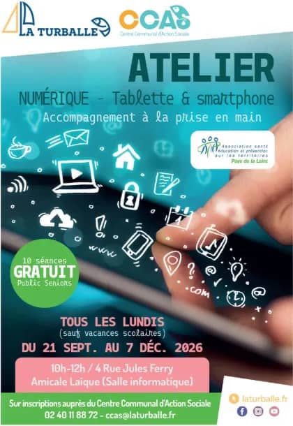 Illustration de l'événement : Atelier Numérique : Tablette et Smartphone