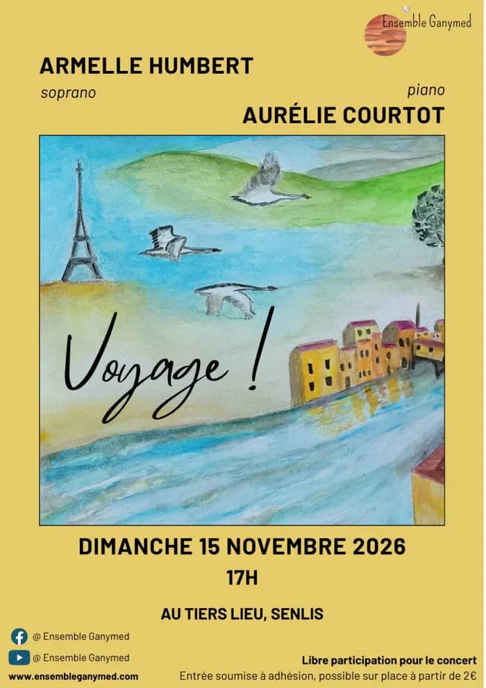 Illustration de l'événement : Voyage ! Concert de l'Ensemble Ganymed