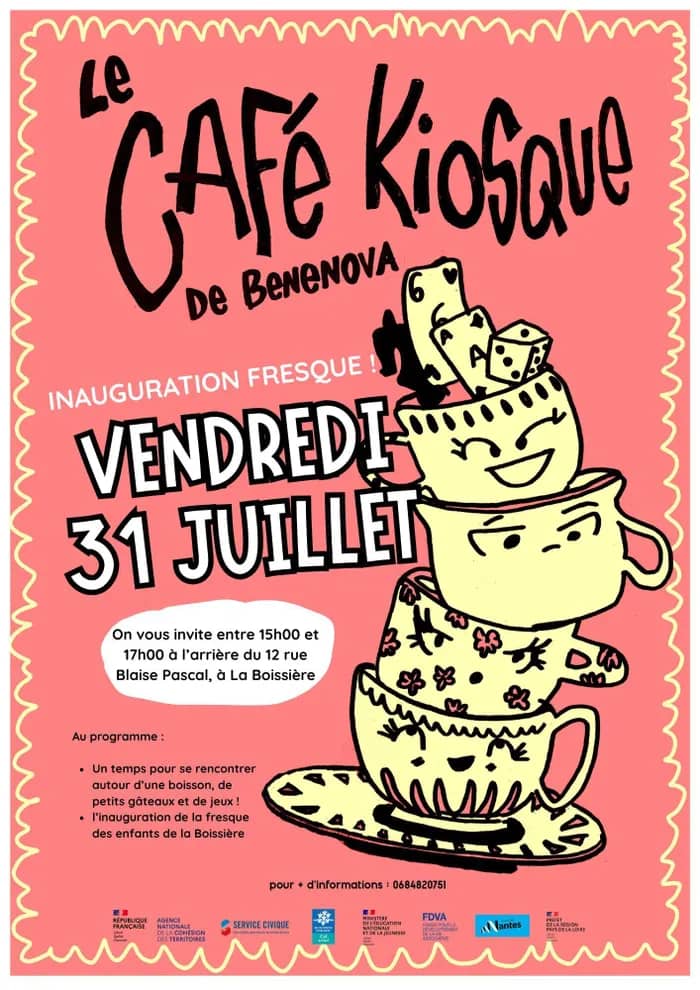 Illustration de l'événement : le Café Kiosque de Benenova