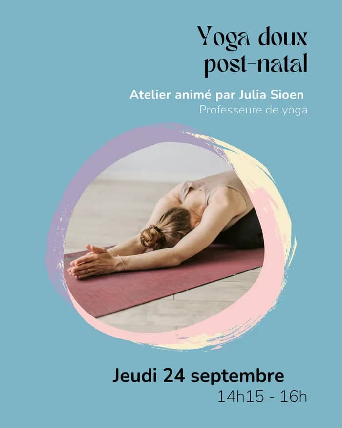 Illustration de l'événement : Yoga doux pour renouer avec son corps après la naissance