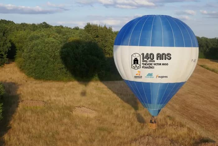 Illustration de l'événement : Vol en montgolfière – Les 140 ans du théâtre