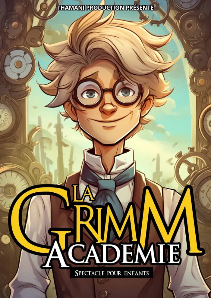 Illustration de l'événement : La Grimm Académie – contes, chansons et aventure pour toute la famille
