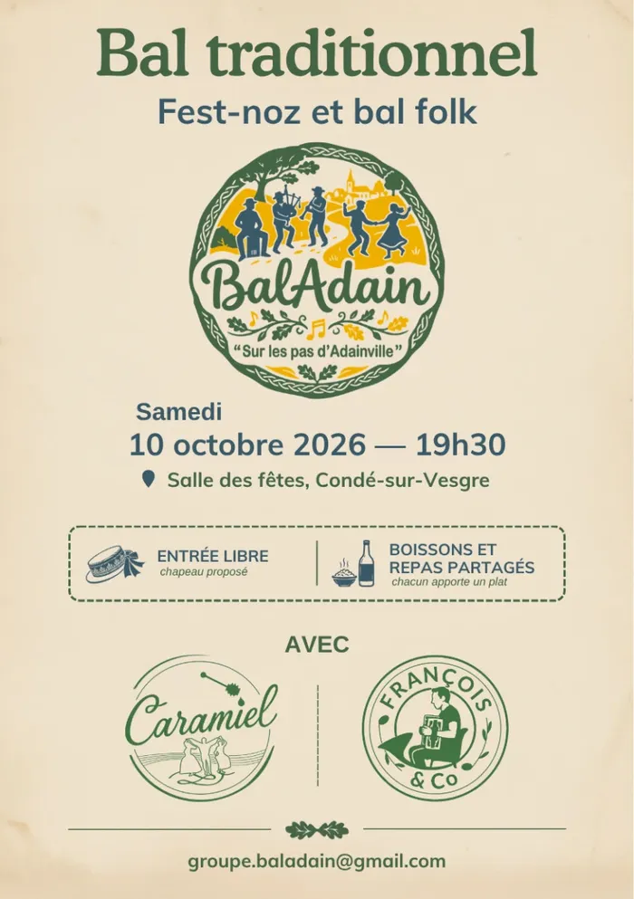 Illustration de l'événement : Baladain - Fest-noz et bal folk