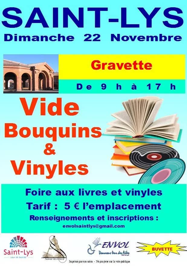 Illustration de l'événement : Vide bouquins et vinyles