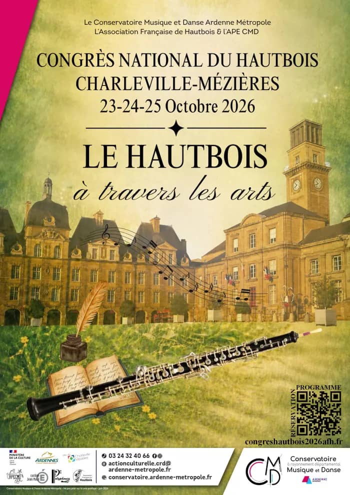 Illustration de l'événement : Charleville-Mézières accueille le Congrès national du hautbois !