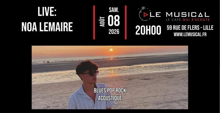 Illustration de l'événement : Live: Noa Lemaire (blues pop rock)